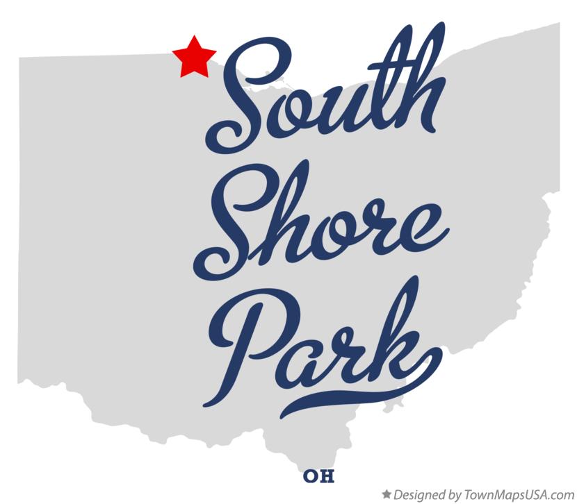 Map of South Shore Park Ohio OH