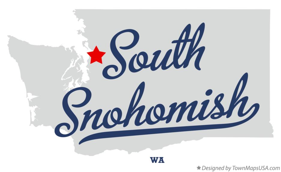 Map of South Snohomish Washington WA