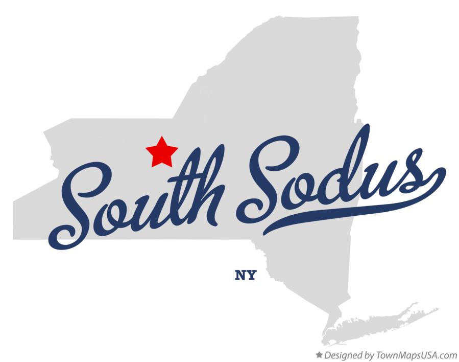 Map of South Sodus New York NY