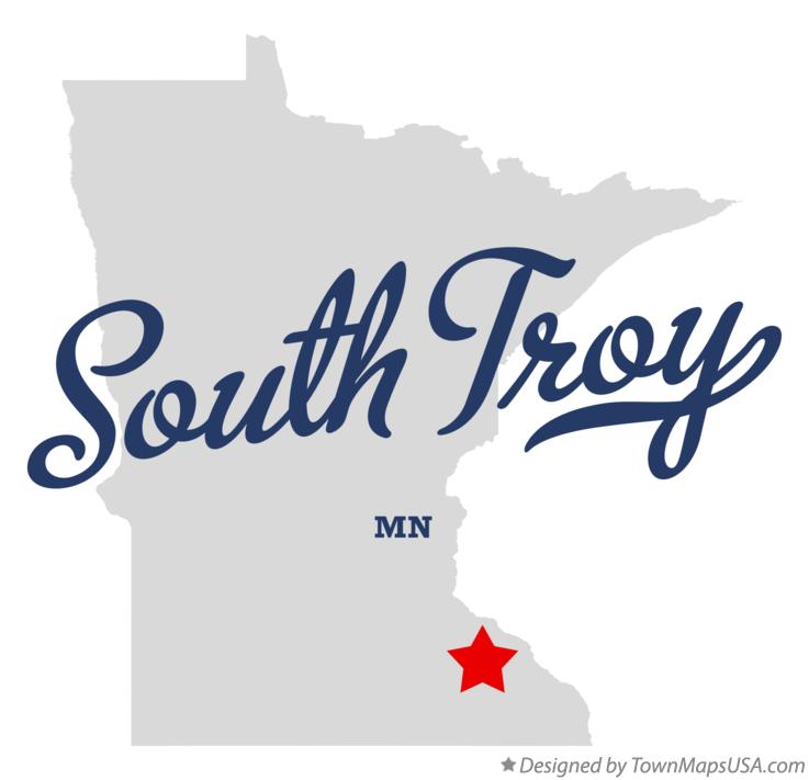 Map of South Troy Minnesota MN
