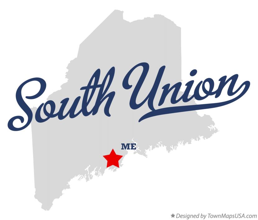 Map of South Union Maine ME
