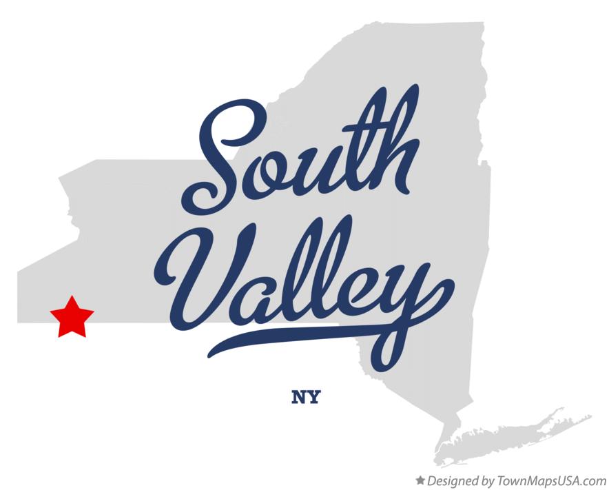 Map of South Valley New York NY