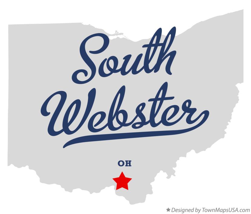Map of South Webster Ohio OH