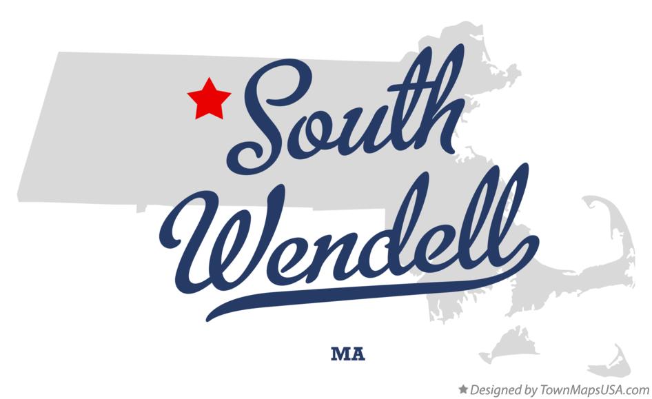 Map of South Wendell Massachusetts MA