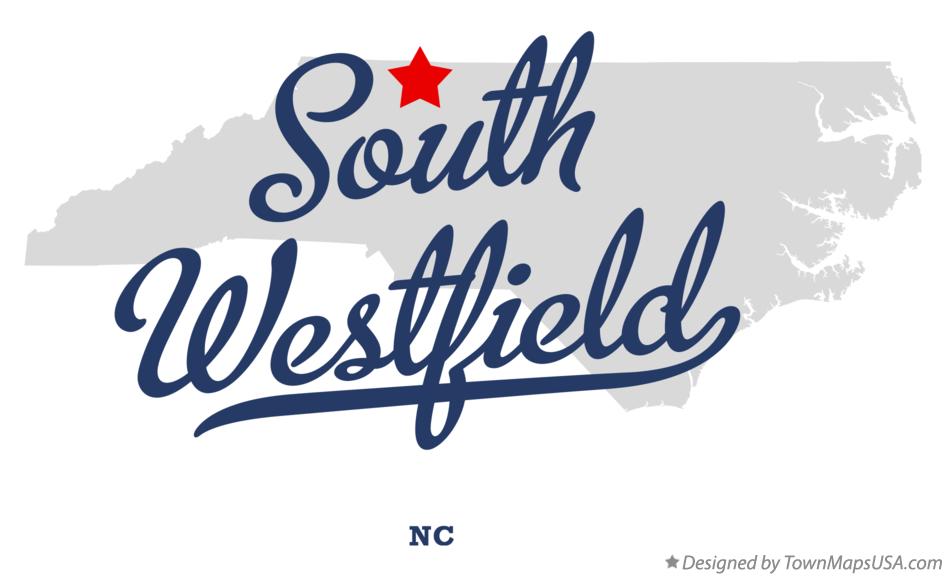 Map of South Westfield North Carolina NC