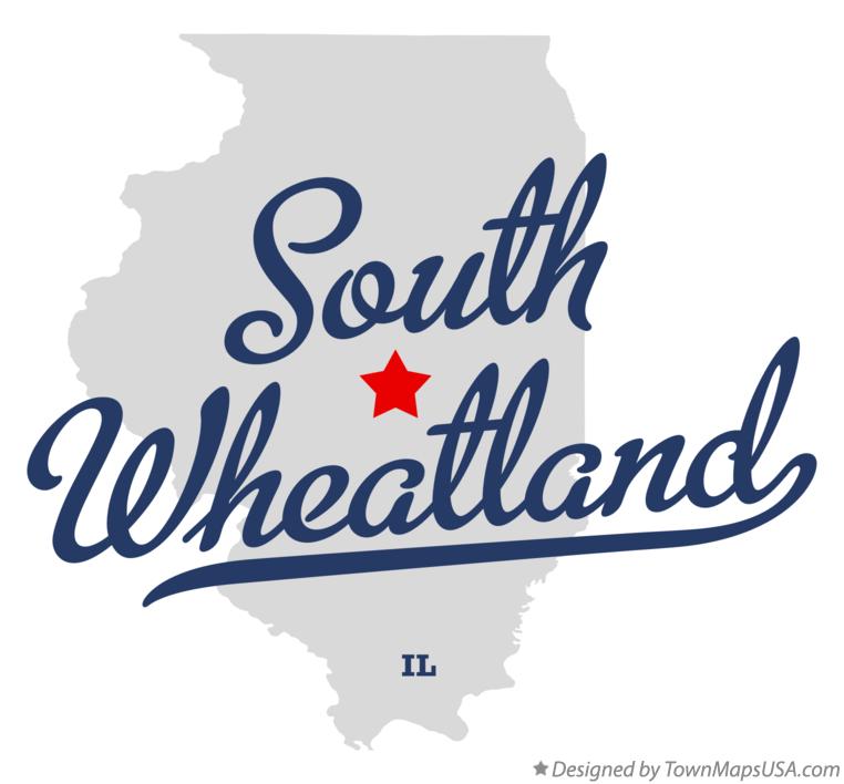 Map of South Wheatland Illinois IL