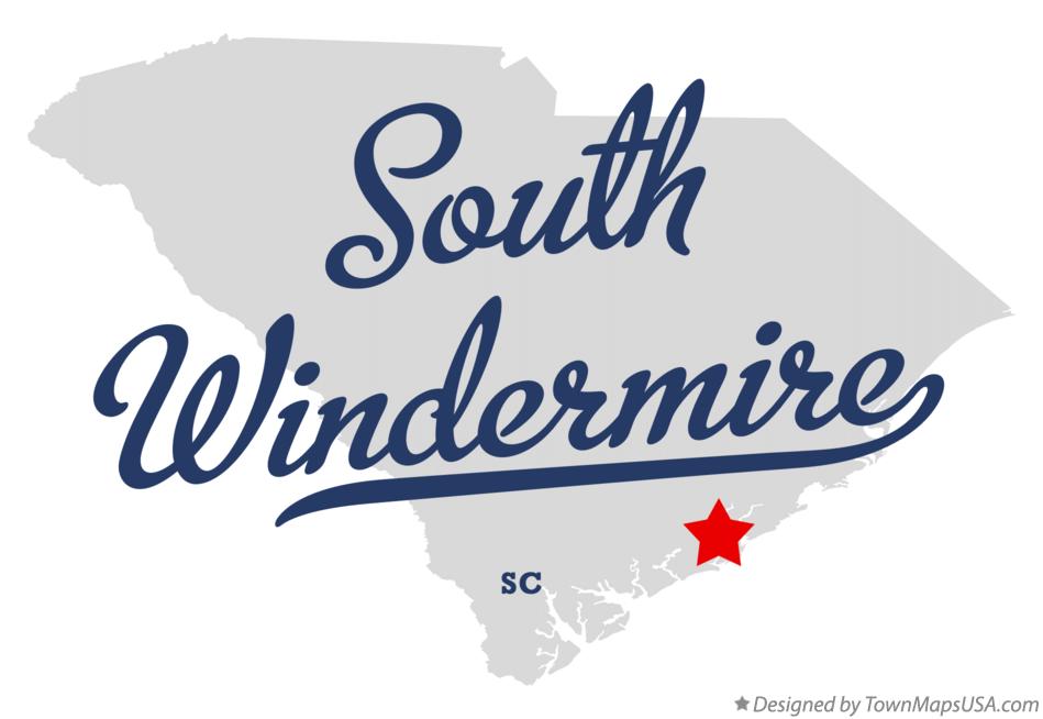 Map of South Windermire South Carolina SC