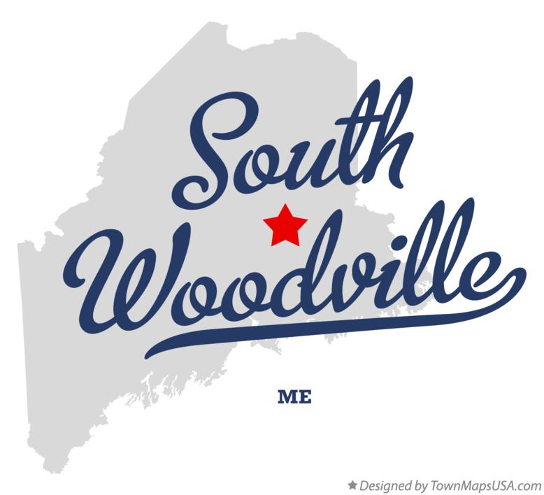 Map of South Woodville Maine ME