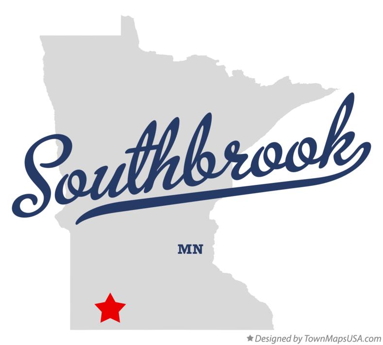 Map of Southbrook Minnesota MN