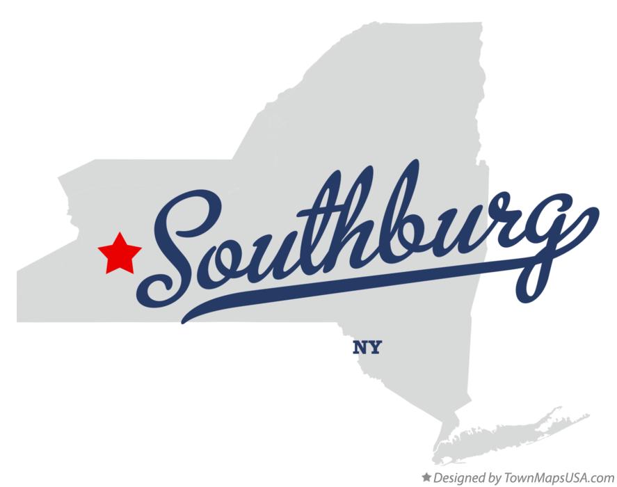 Map of Southburg New York NY