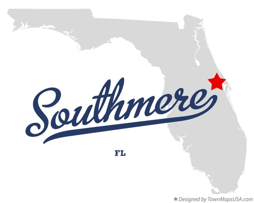 Map of Southmere Florida FL