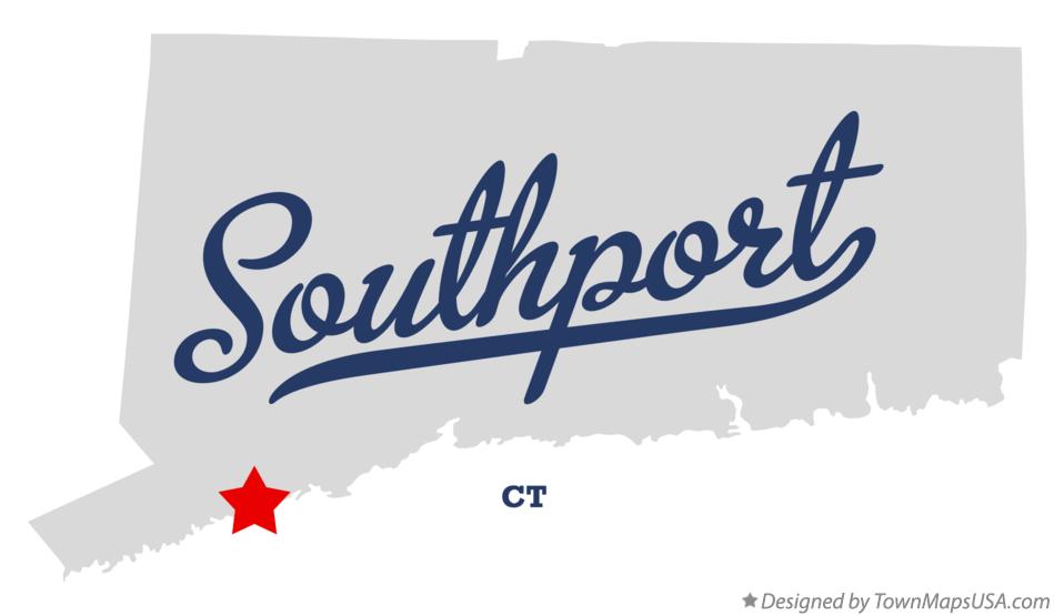 Map of Southport Connecticut CT