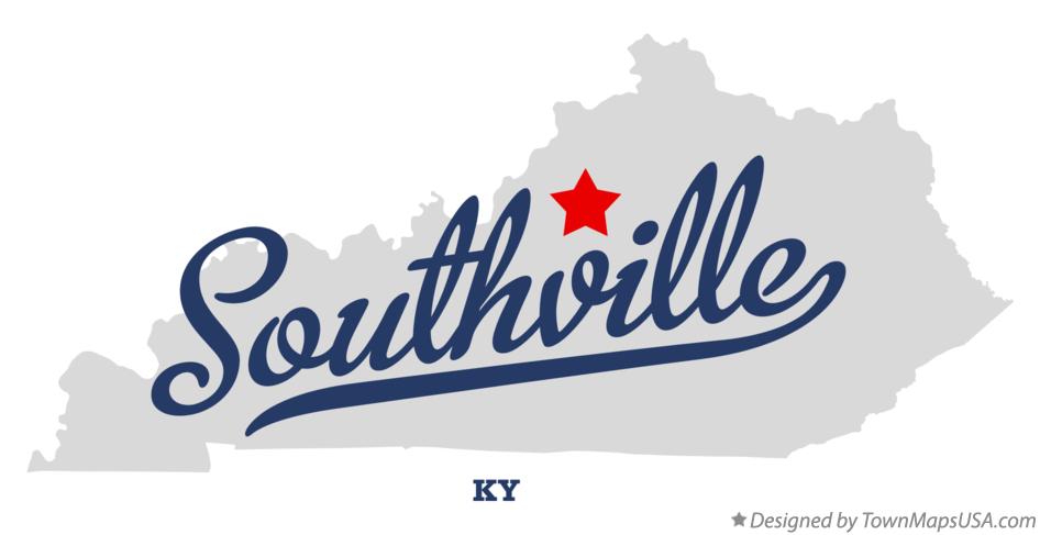Map of Southville Kentucky KY