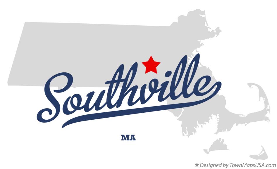 Map of Southville Massachusetts MA