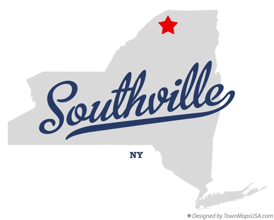 Map of Southville New York NY