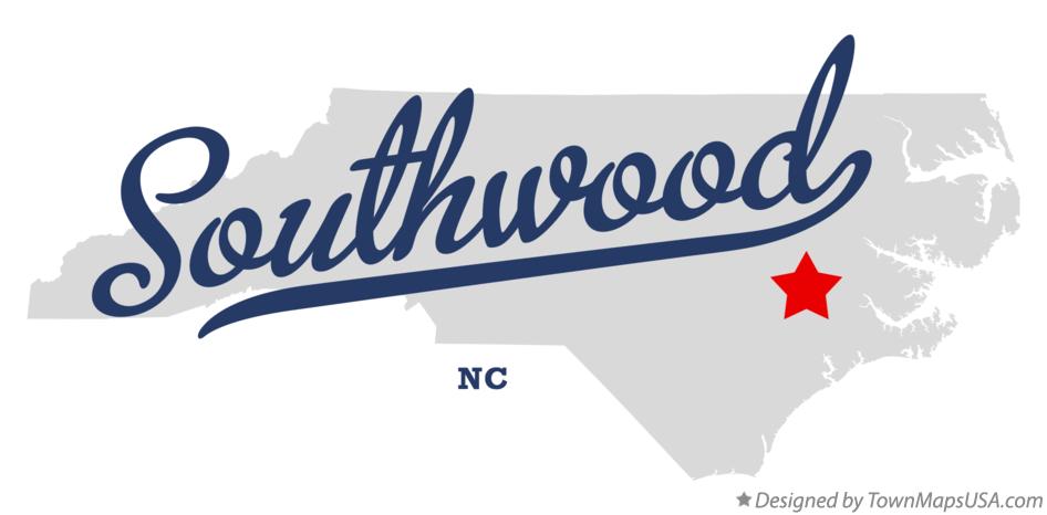 Map of Southwood North Carolina NC