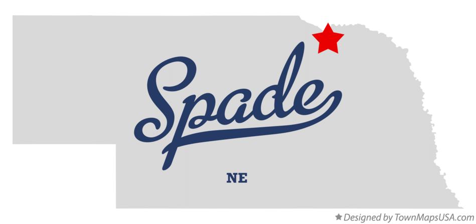 Map of Spade Nebraska NE