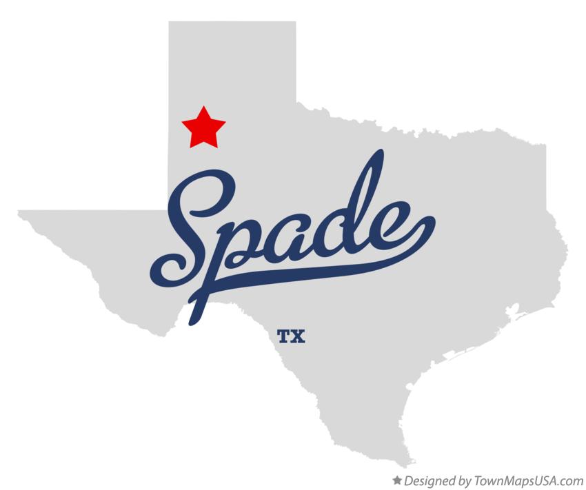 Map of Spade Texas TX