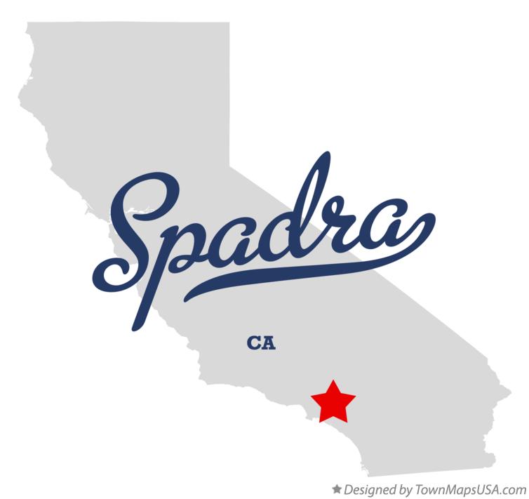 Map of Spadra California CA