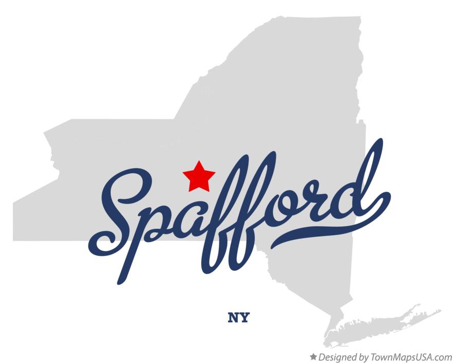 Map of Spafford New York NY