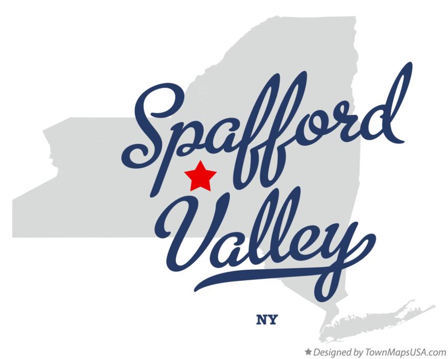 Map of Spafford Valley New York NY