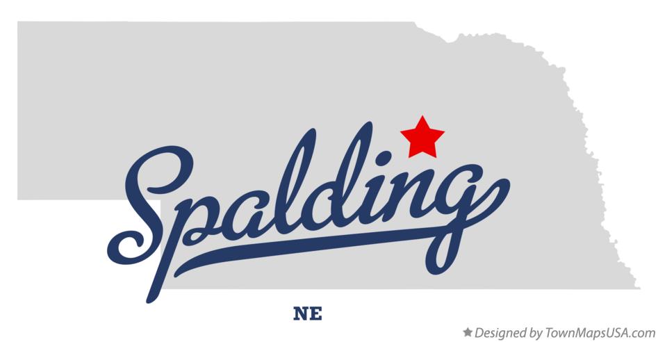 Map of Spalding Nebraska NE