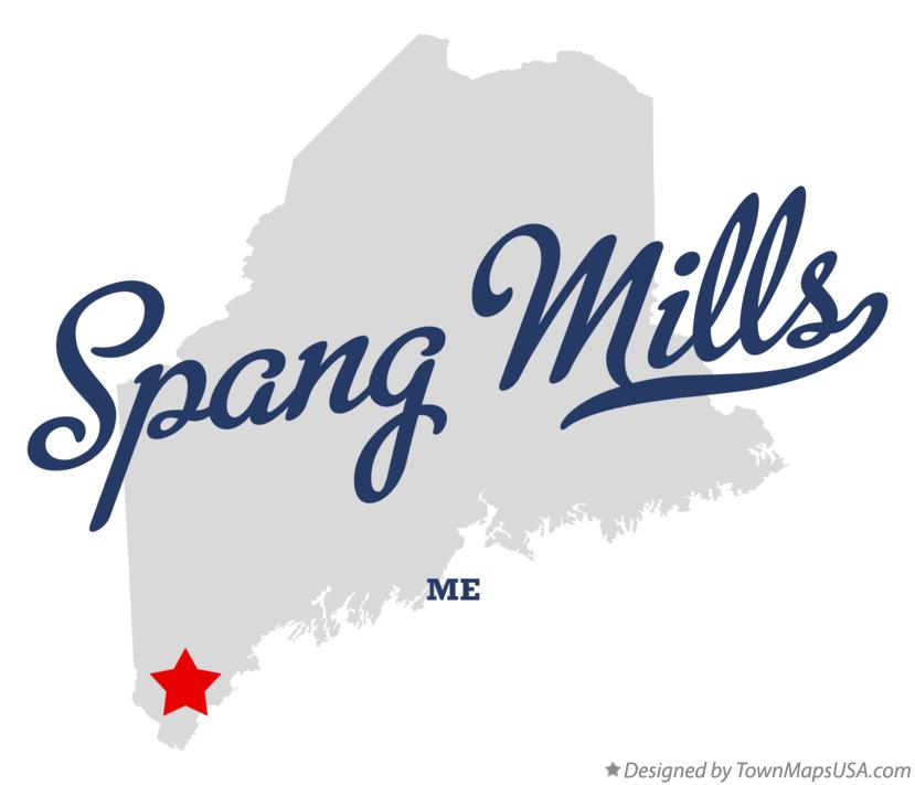 Map of Spang Mills Maine ME
