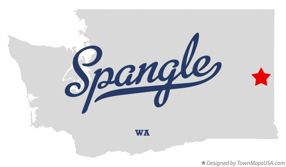 Map of Spangle Washington WA