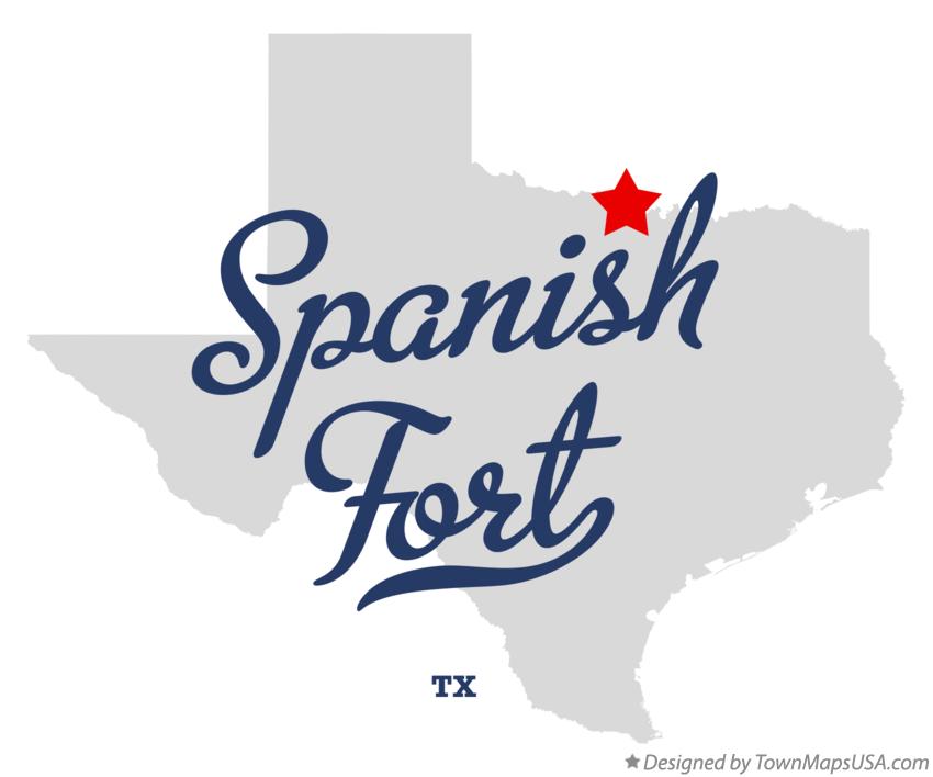 Map of Spanish Fort Texas TX