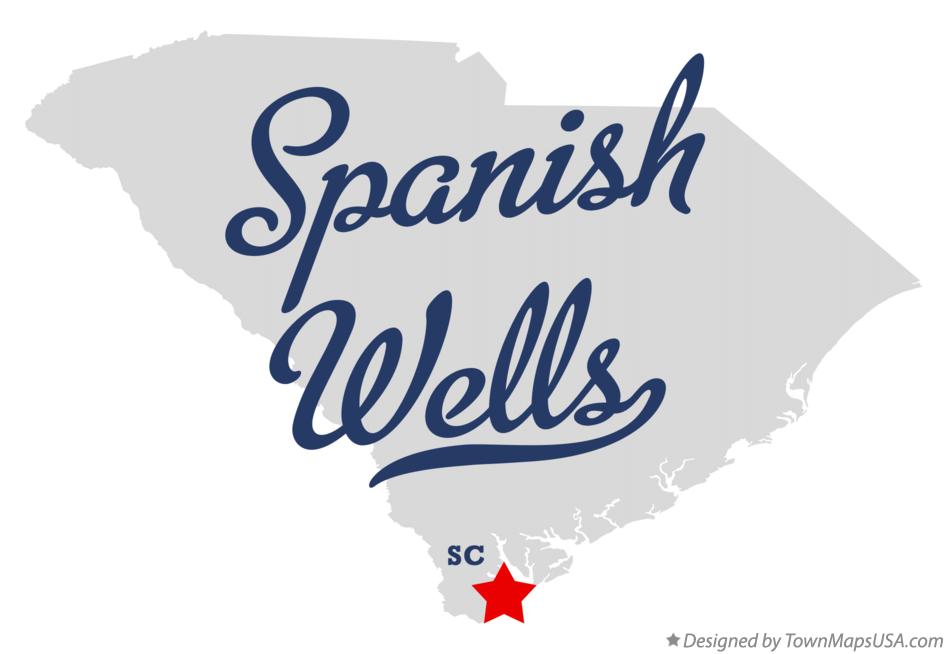 Map of Spanish Wells South Carolina SC