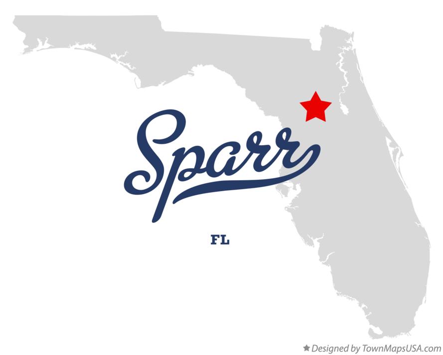 Map of Sparr Florida FL