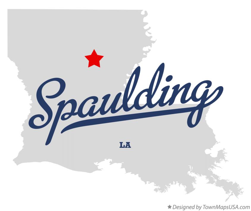 Map of Spaulding Louisiana LA