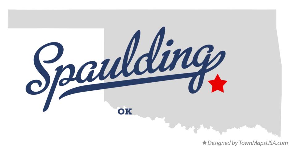 Map of Spaulding Oklahoma OK