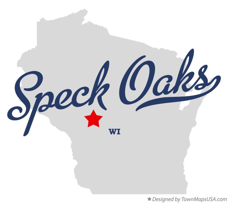 Map of Speck Oaks Wisconsin WI