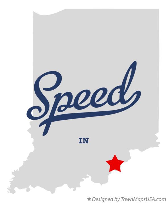 Map of Speed Indiana IN