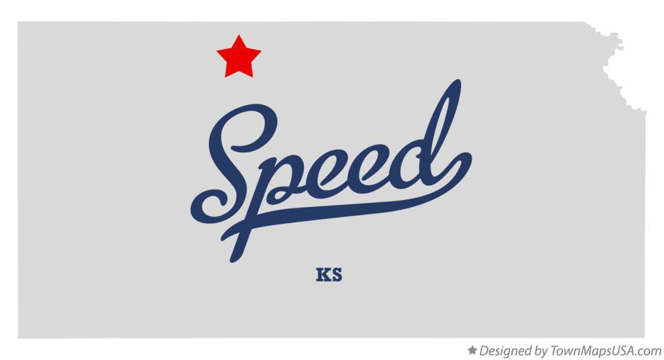 Map of Speed Kansas KS