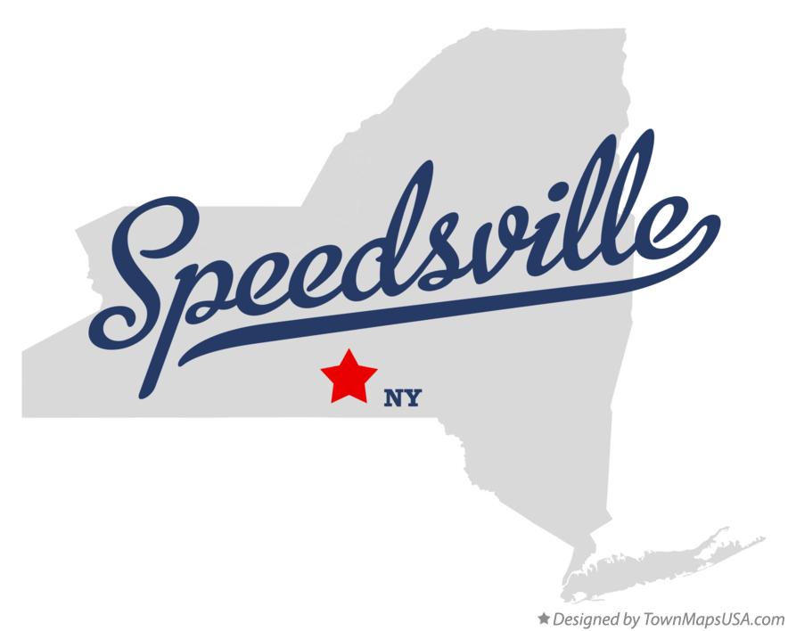 Map of Speedsville New York NY