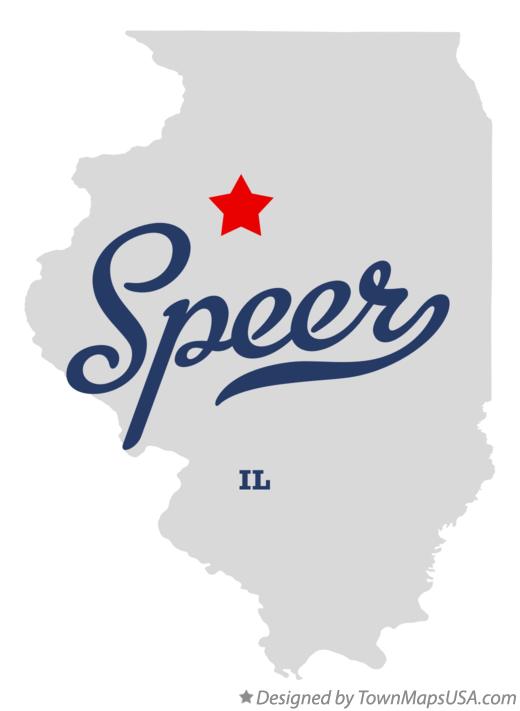 Map of Speer Illinois IL