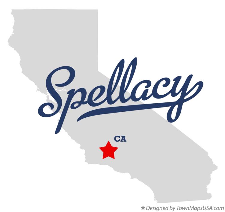 Map of Spellacy California CA