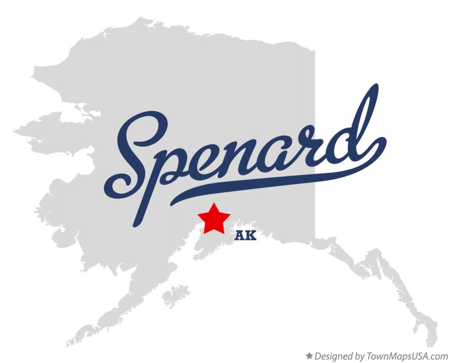 Map of Spenard Alaska AK