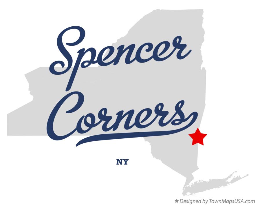 Map of Spencer Corners New York NY