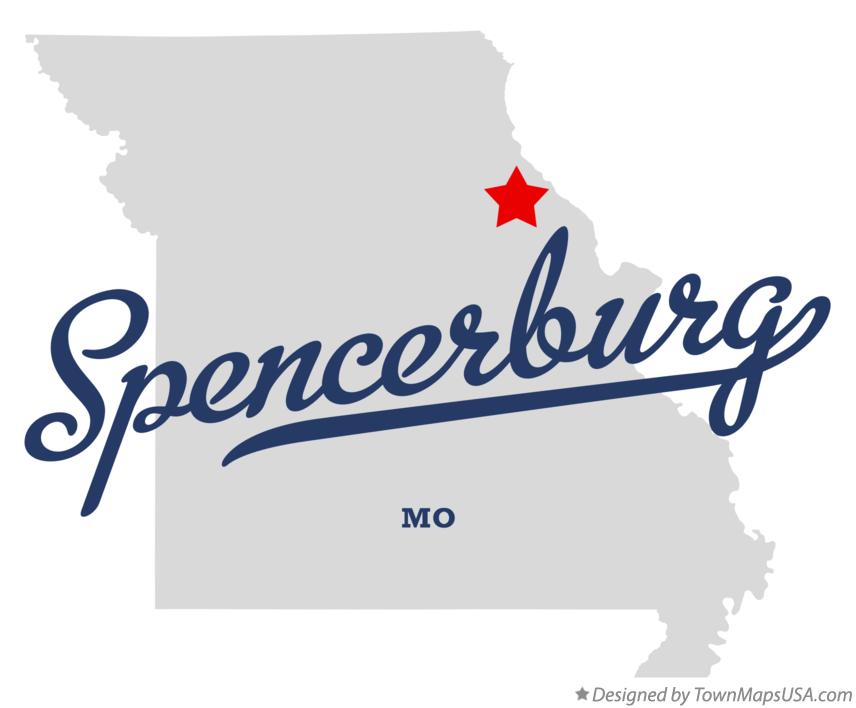 Map of Spencerburg Missouri MO