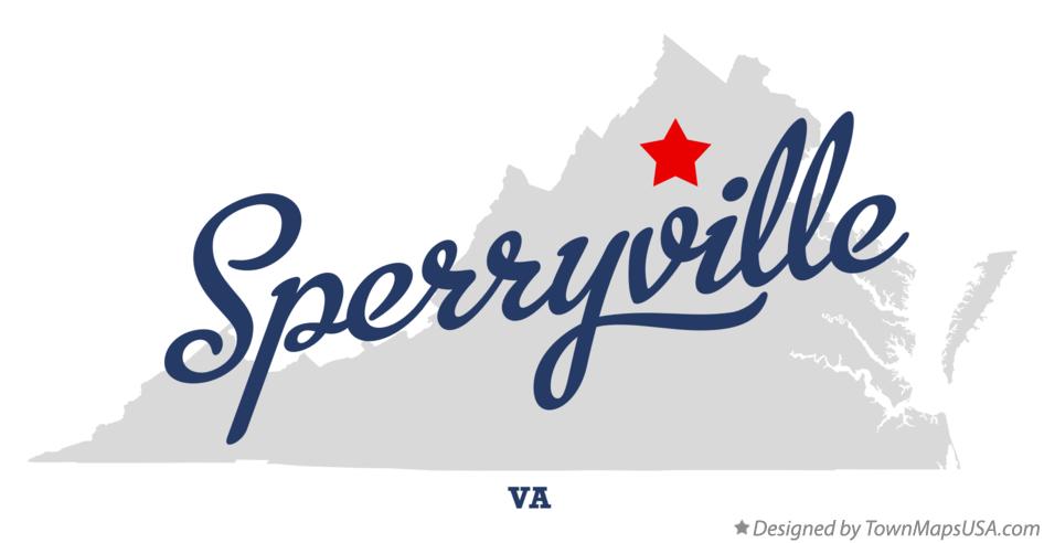 Map of Sperryville Virginia VA