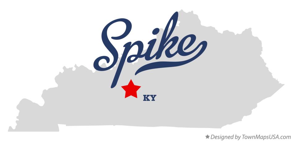 Map of Spike Kentucky KY
