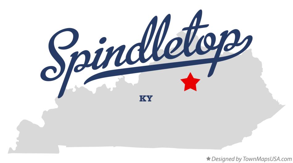 Map of Spindletop Kentucky KY
