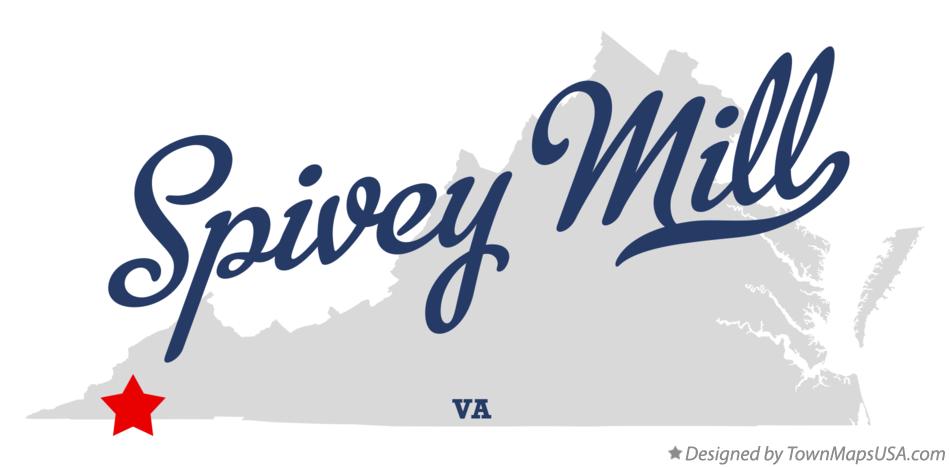 Map of Spivey Mill Virginia VA