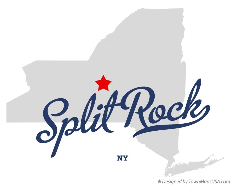 Map of Split Rock New York NY