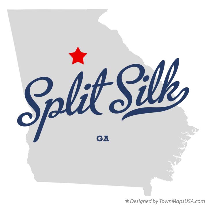 Map of Split Silk Georgia GA