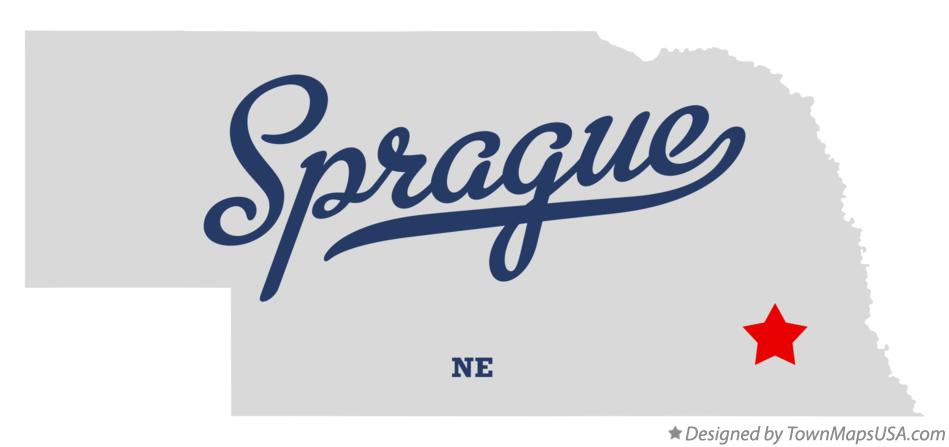Map of Sprague Nebraska NE