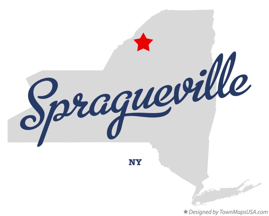 Map of Spragueville New York NY